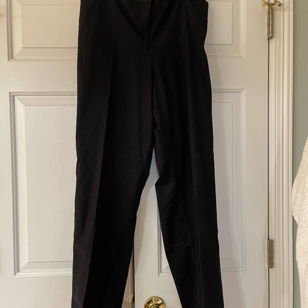Lane Bryant size 20 black linen pants.